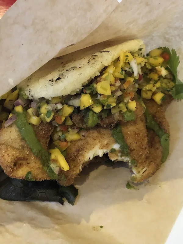 Arepa Mia gluten-free menu and interior, photo 4 of 5