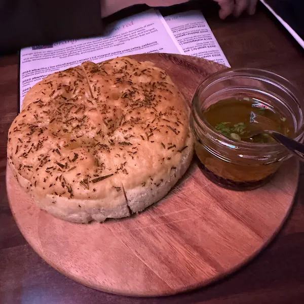 401k Food and Wine gluten-free menu and interior, photo 2 of 8