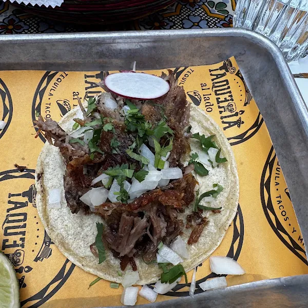 Taqueria Al Lado gluten-free menu and interior, photo 4 of 8