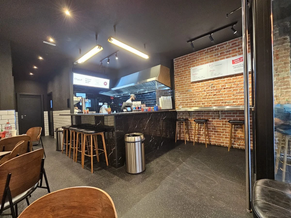 Pink's gluten-free menu and interior, photo 4 of 5