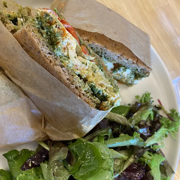 Healthy Creations Cafe gluten-free menu and interior, photo 7 of 8