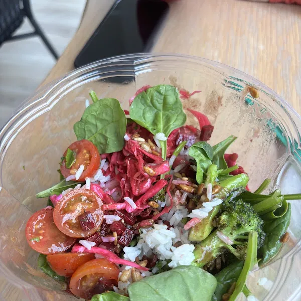 Rooted3 gluten-free menu and interior, photo 7 of 8