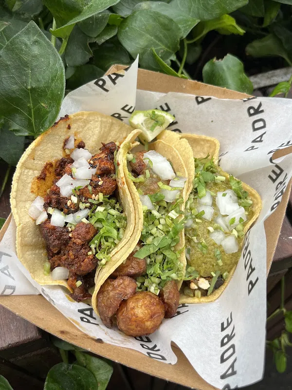 Tacos Padre gluten-free menu and interior, photo 4 of 8