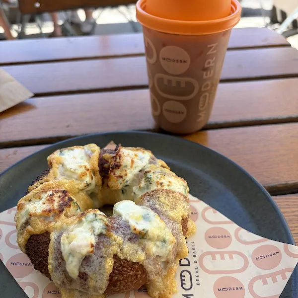 Modern Bread and Bagel gluten-free menu and interior, photo 6 of 8