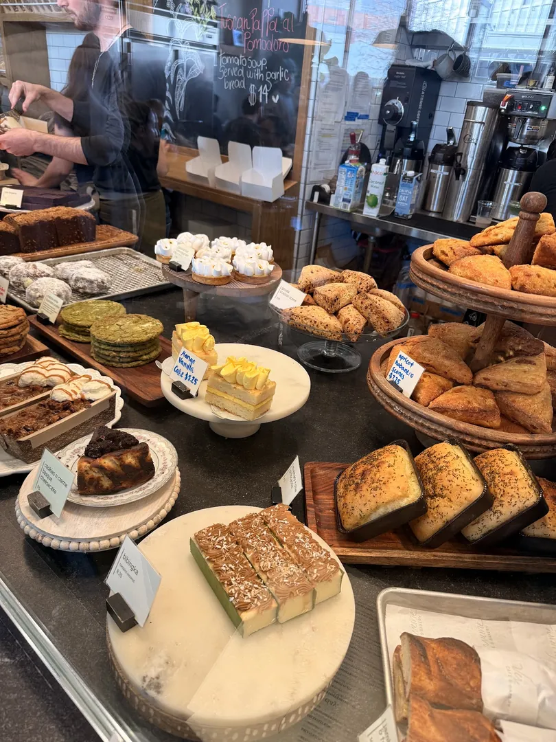 Verveine Cafe & Bakery gluten-free menu and interior, photo 2 of 8
