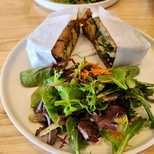Healthy Creations Cafe gluten-free menu and interior, photo 8 of 8