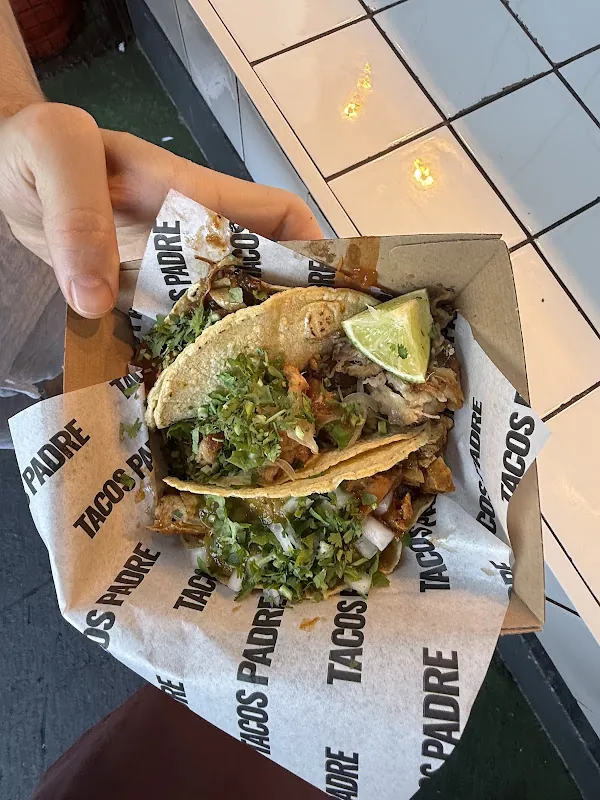 Tacos Padre gluten-free menu and interior, photo 5 of 8