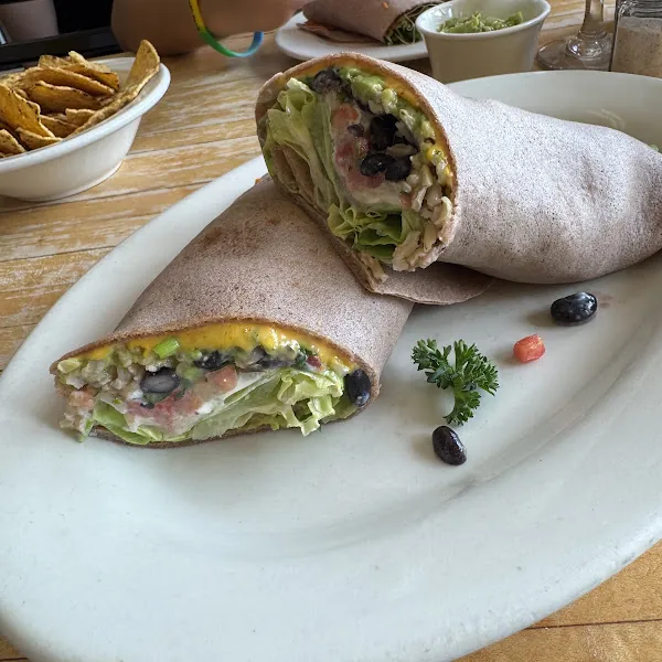 Portia's Cafe gluten-free menu and interior, photo 7 of 8
