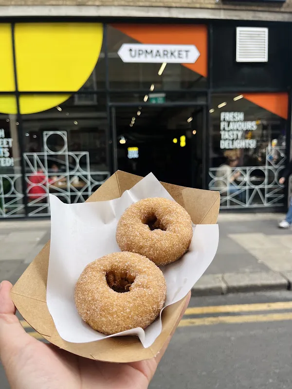 Hopstop Donuts gluten-free menu and interior, photo 7 of 8