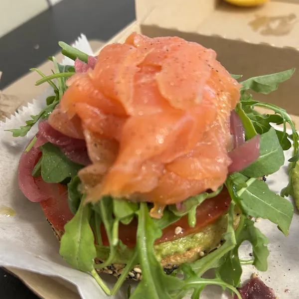 Modern Bread and Bagel gluten-free menu and interior, photo 7 of 8