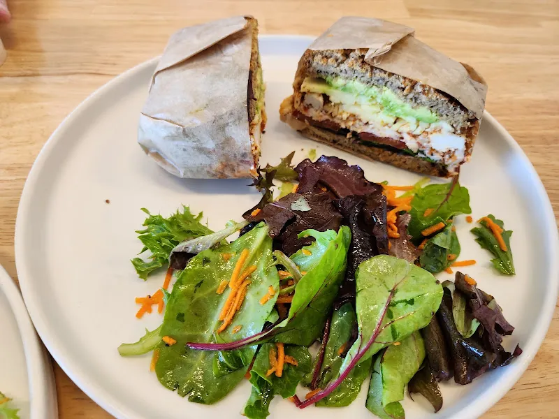 Healthy Creations Cafe gluten-free menu and interior, photo 5 of 8
