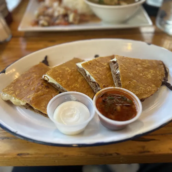 Taqueria Al Lado gluten-free menu and interior, photo 7 of 8