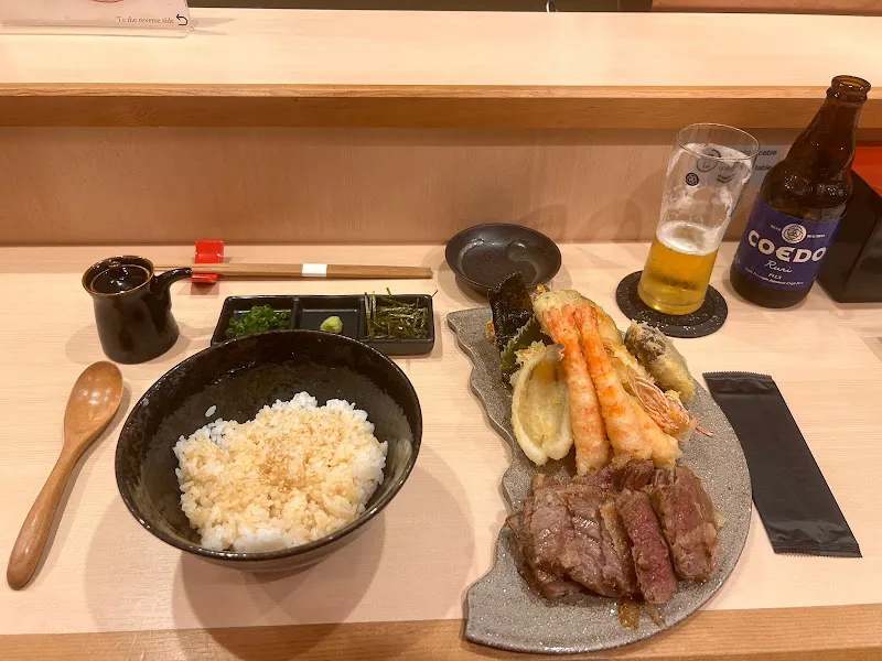 Tempura Asakusa SAKURA gluten-free menu and interior, photo 6 of 8