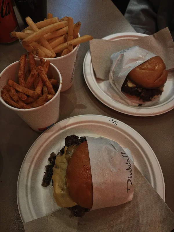 Pink's gluten-free menu and interior, photo 4 of 8