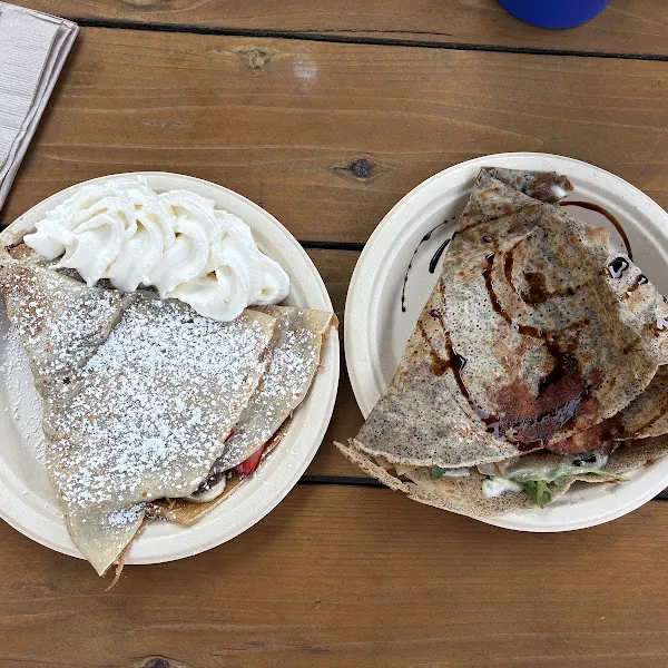 Crave Creperie gluten-free menu and interior, photo 8 of 8