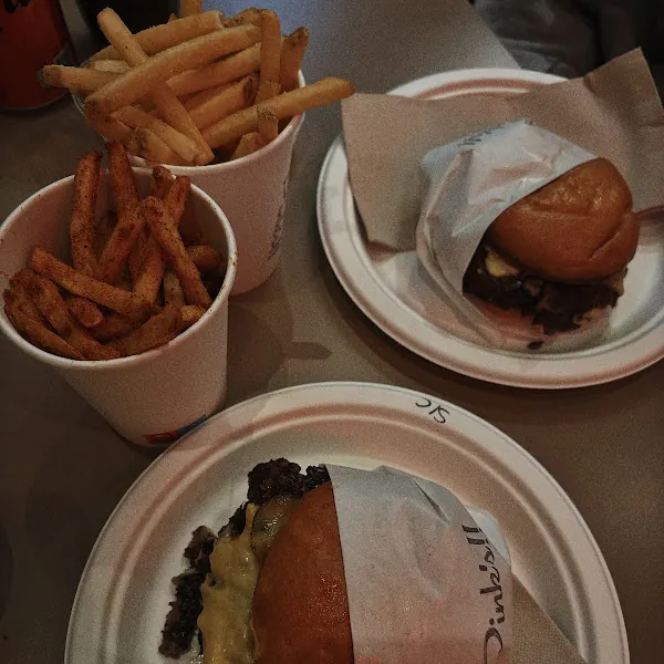 Pink's gluten-free menu and interior, photo 6 of 8
