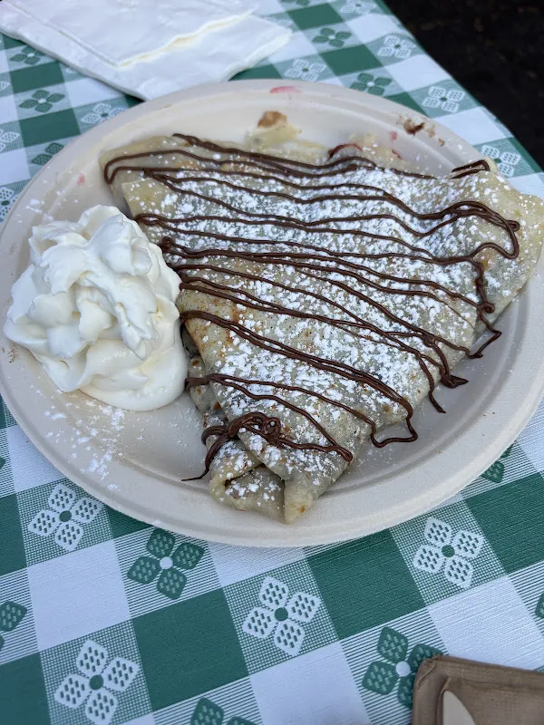Crave Creperie gluten-free menu and interior, photo 6 of 8