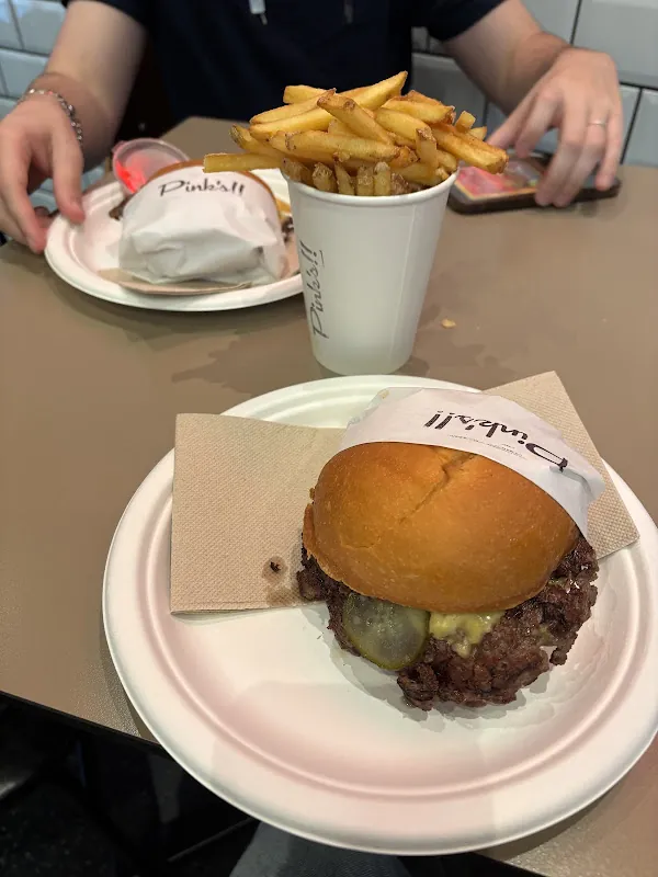 Pink's gluten-free menu and interior, photo 5 of 8