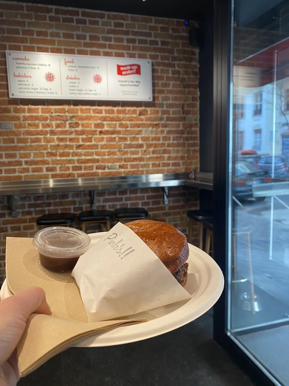 Pink's gluten-free menu and interior, photo 5 of 5