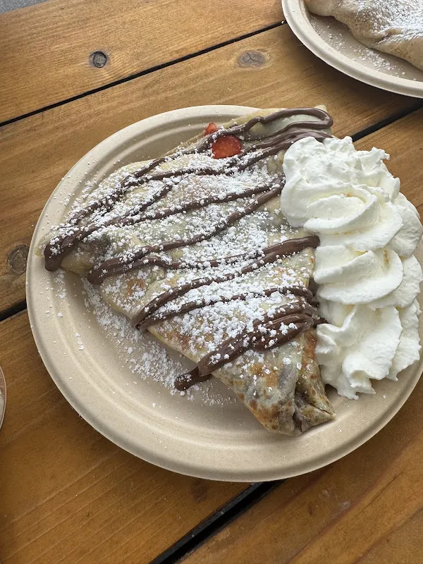 Crave Creperie gluten-free menu and interior, photo 5 of 8