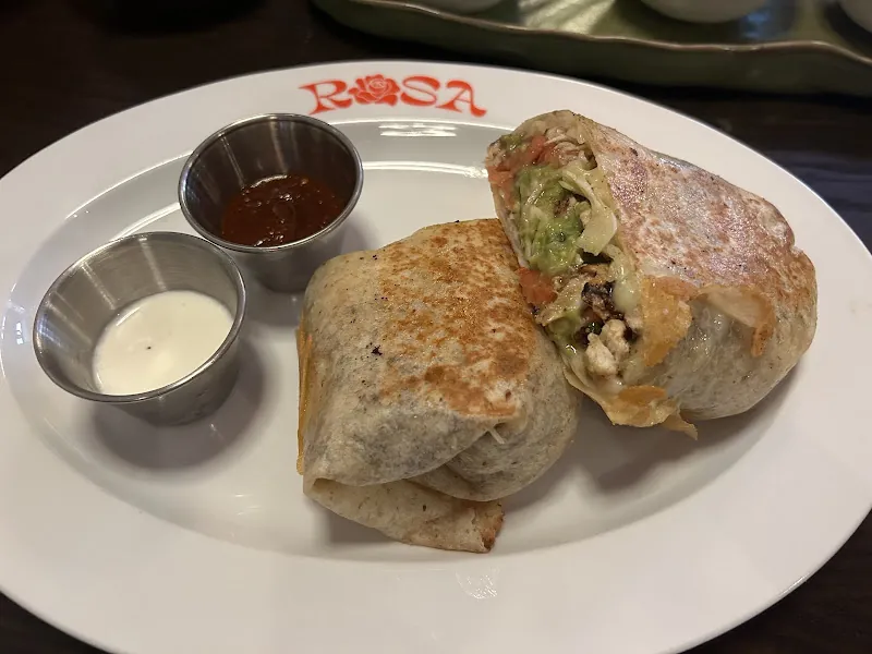 Rosa gluten-free menu and interior, photo 6 of 8