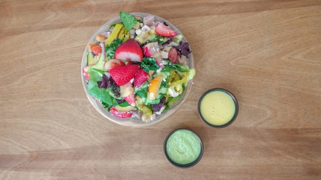 The Nourish Spot smoothies and salads